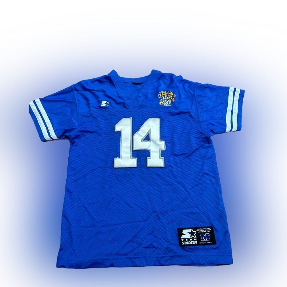 Boys Vintage Starter Kentucky Wildcats Football Jersey